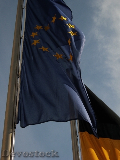 Devostock Flag Wind Blow Europe