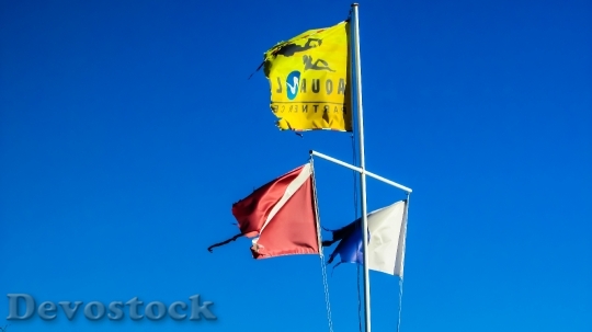 Devostock Flags Navigation Flags Worn