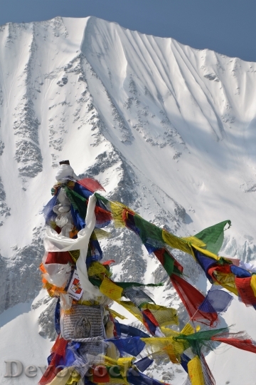 Devostock Flags Nepal Mountain Summit