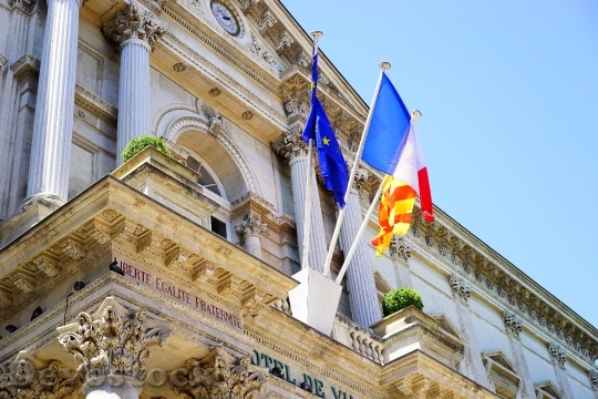 Devostock Flags Town Hall Avignon