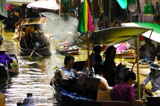 Devostock Floating Market Bangkok Thailand