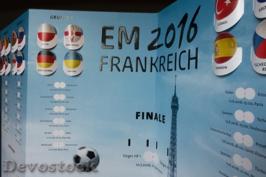 Devostock Football European Championship 2016
