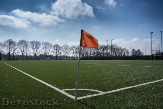 Devostock Football Soccer Pitch Field
