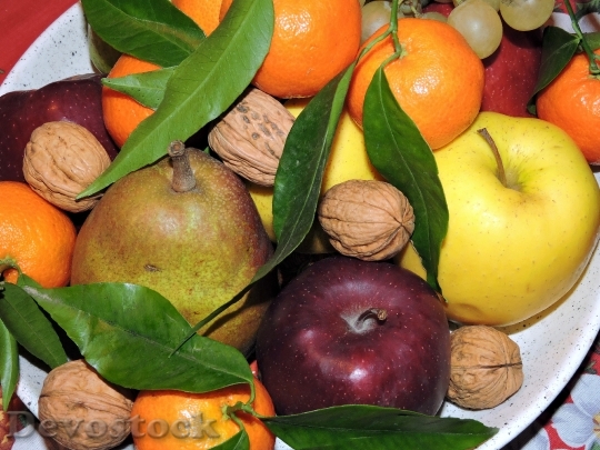 Devostock Fruit Apple Pera Orange
