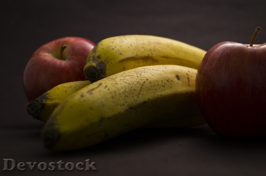Devostock Fruit Bananas Apples 1303831