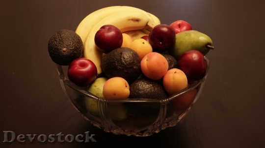 Devostock Fruit Bowl Fresh Banana