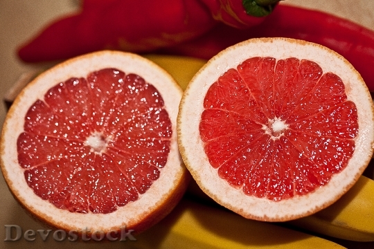 Devostock Fruit Grapefruit Paprika Banana 1