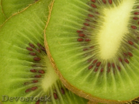 Devostock Fruit Green Nature Kiwi