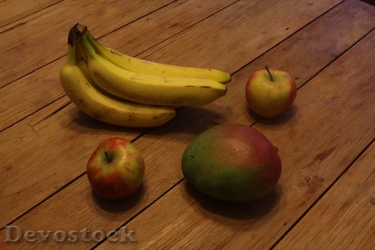 Devostock Fruit Healthy Table Banana