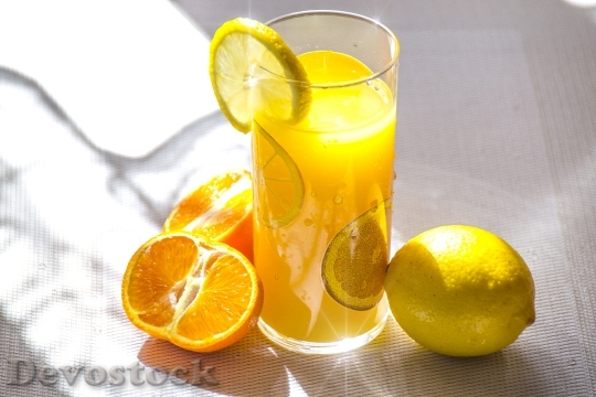 Devostock Fruit Juice Juicy Citrus