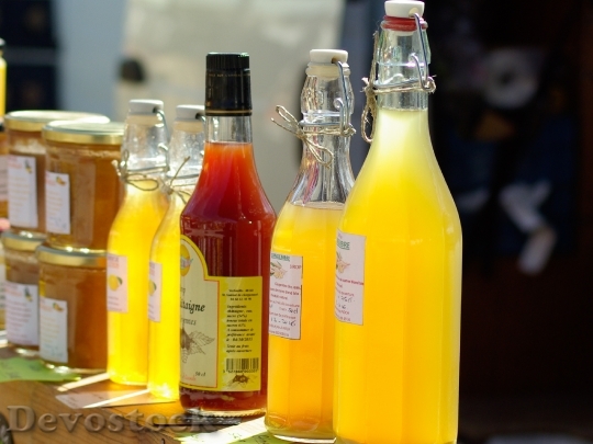 Devostock Fruit Juices Honey Bottles