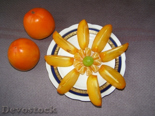 Devostock Fruit Kaki Mandarins Healthy