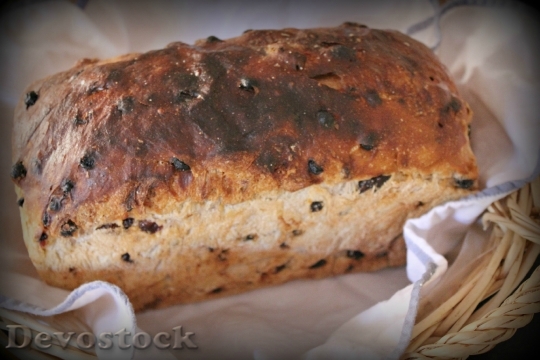 Devostock Fruit Loaf Bread Loaf