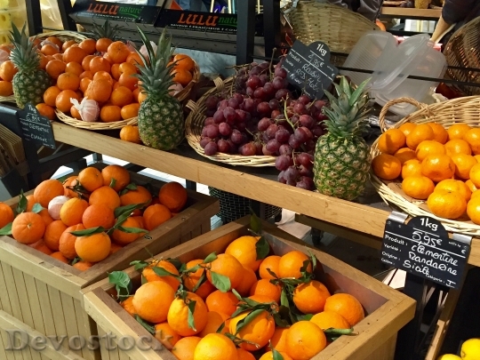 Devostock Fruit Market Fruits Vitamins