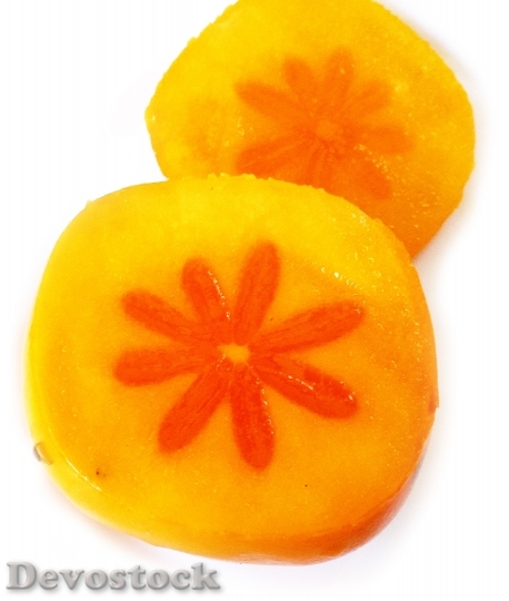Devostock Fruit Persimmon Food Orange