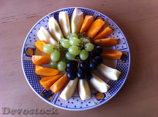 Devostock Fruit Plate Fruits Vitamins