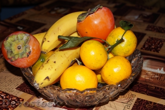 Devostock Fruit Table Banana Clementines