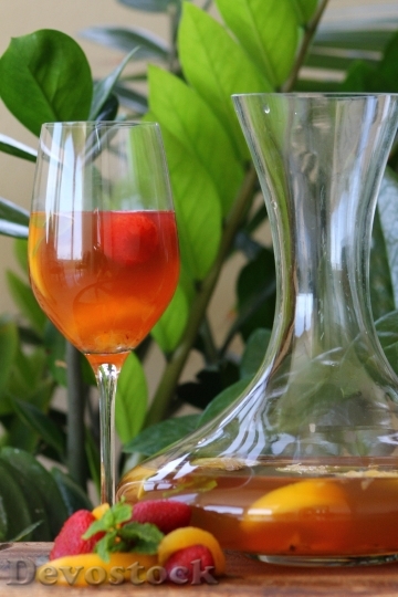 Devostock Fruit Tea Healthy Tropical