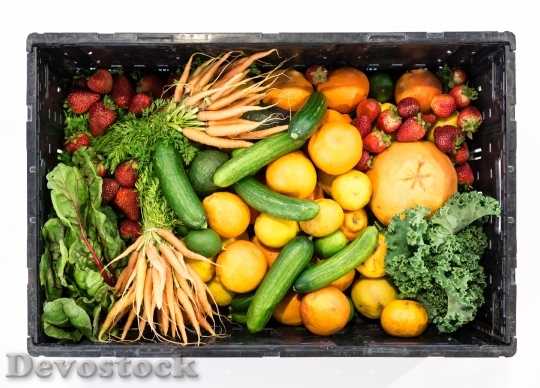 Devostock Fruit Vegetables Box Healthy
