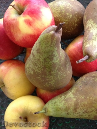 Devostock Fruits Apples Pear Healthy