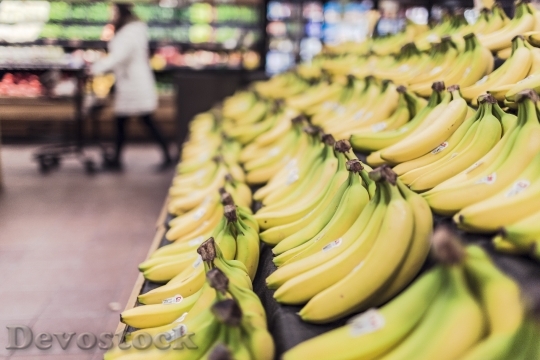 Devostock Fruits Grocery Bananas Market