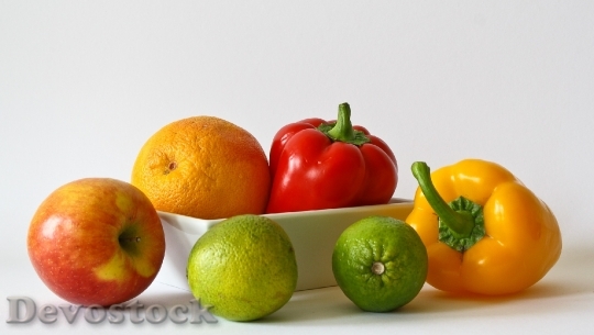 Devostock Fruits Vitamins Orange Healthy