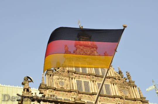 Devostock Germany Flag Germany Black