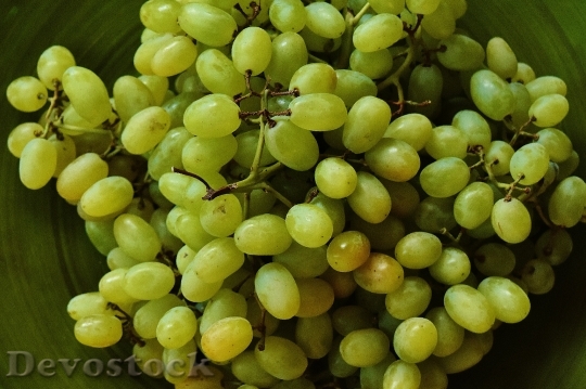 Devostock Grapes Plate Fruit Healthy 0