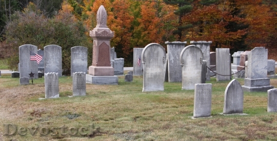 Devostock Graveyard Cemetery Flag Grave