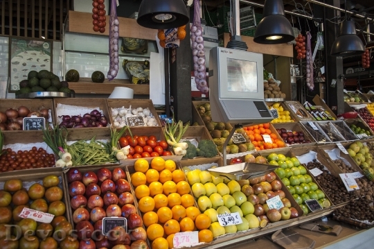 Devostock Greengrocers Fruit Scale Market