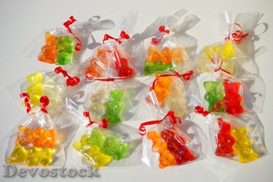 Devostock Gummi Bears Packed Sachets 7