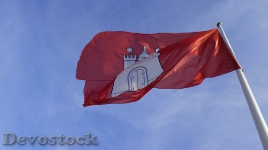 Devostock Hamburg Flag Windy 963021
