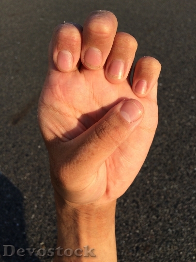 Devostock Hand Nail Wrist Male