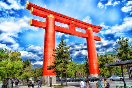 Devostock Heian Shrine Torii Gate