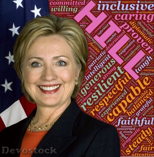 Devostock Hillary Clinton President Woman 0