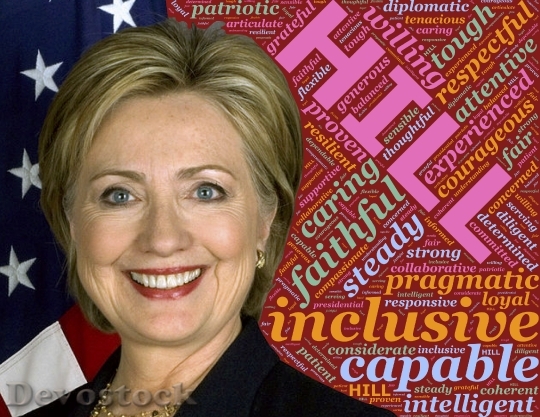 Devostock Hillary Clinton President Woman 1
