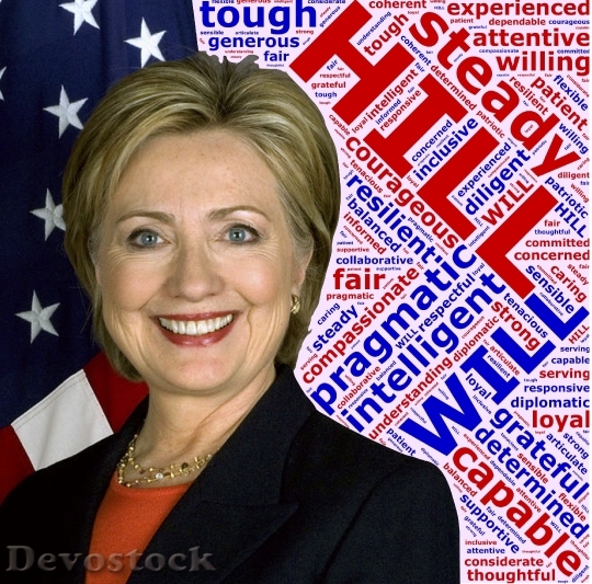 Devostock Hillary Clinton President Woman 2