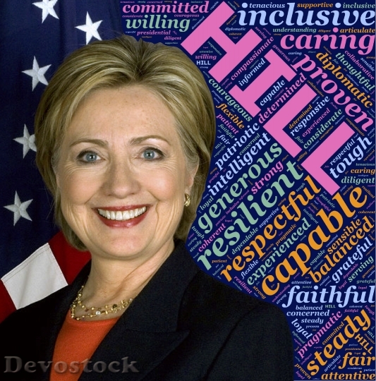 Devostock Hillary Clinton President Woman