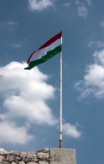 Devostock Hungarian Hungary Flag Cloud