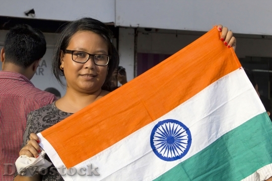 Devostock India Independence Tricolor 172652