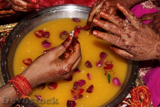 Devostock Indian Marriage Ceremony Bride