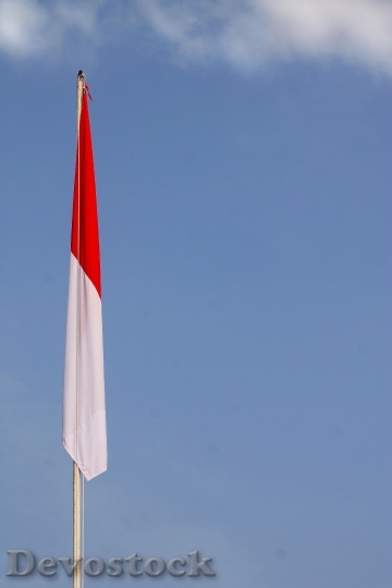 Devostock Indonesia Flag Indonesian Nation
