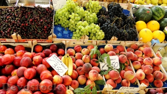 Devostock Italy Market Fruit Mediterranean