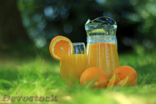 Devostock Juice Orange Drink Summer