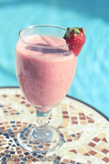 Devostock Juice Strawberry Drink Fruit