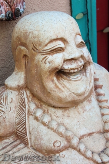 Devostock Laughing Buddha Buddhist Religion