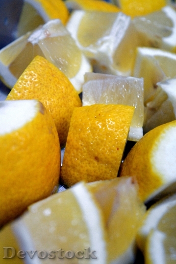 Devostock Lemon Fruit Fresh Yellow