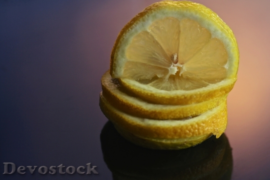 Devostock Lemon Fruit Sweet Food