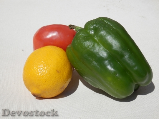 Devostock Lemon Fruit Vegetables Tomato