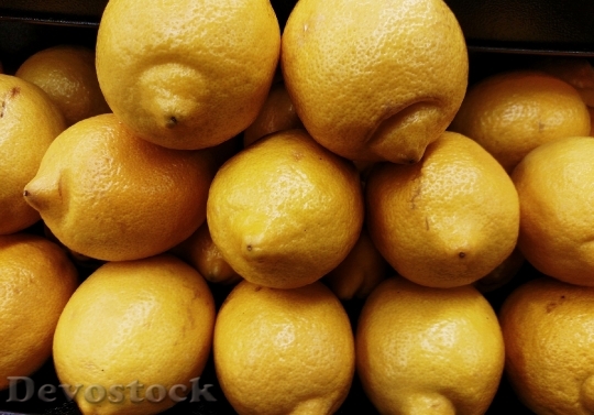 Devostock Lemons Citrus Fruit Yellow